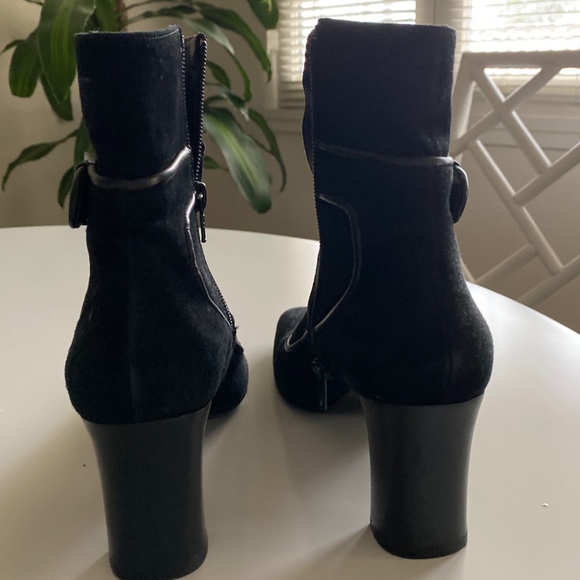 Via Spiga Black Suede Boots - Picture 2 of 3